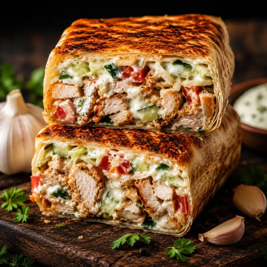 Шаурма Чесночная